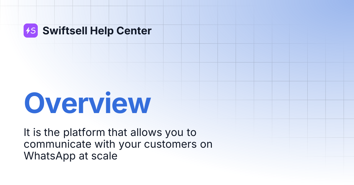 Overview | Swiftsell Help Center